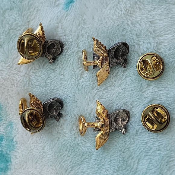 Winged Angel Kitty/Cat...Pin...New 4 - Picture 4 of 6